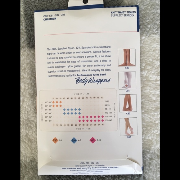 NWT knit waist convertible dancer foot tights pink - Picture 2 of 2